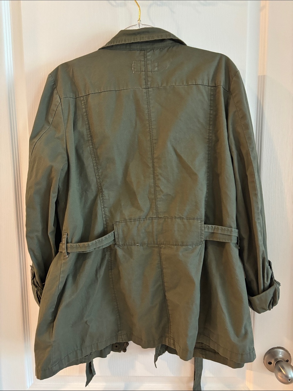 Ashley By 26 International Olive Green Utility Jacket - Picture 3 of 3